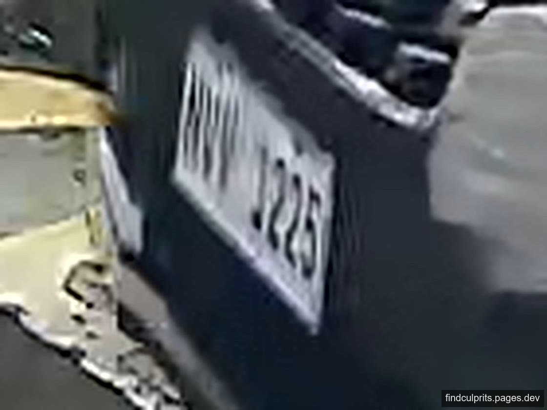 The front number plate, reading NVV 1225